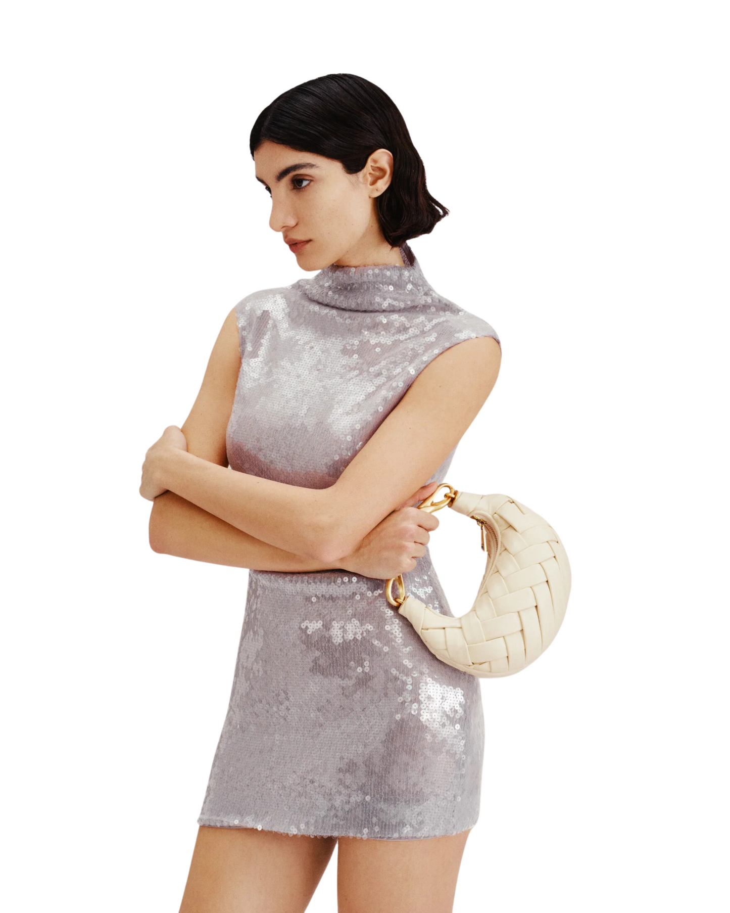 Orla Weave Handbag - White