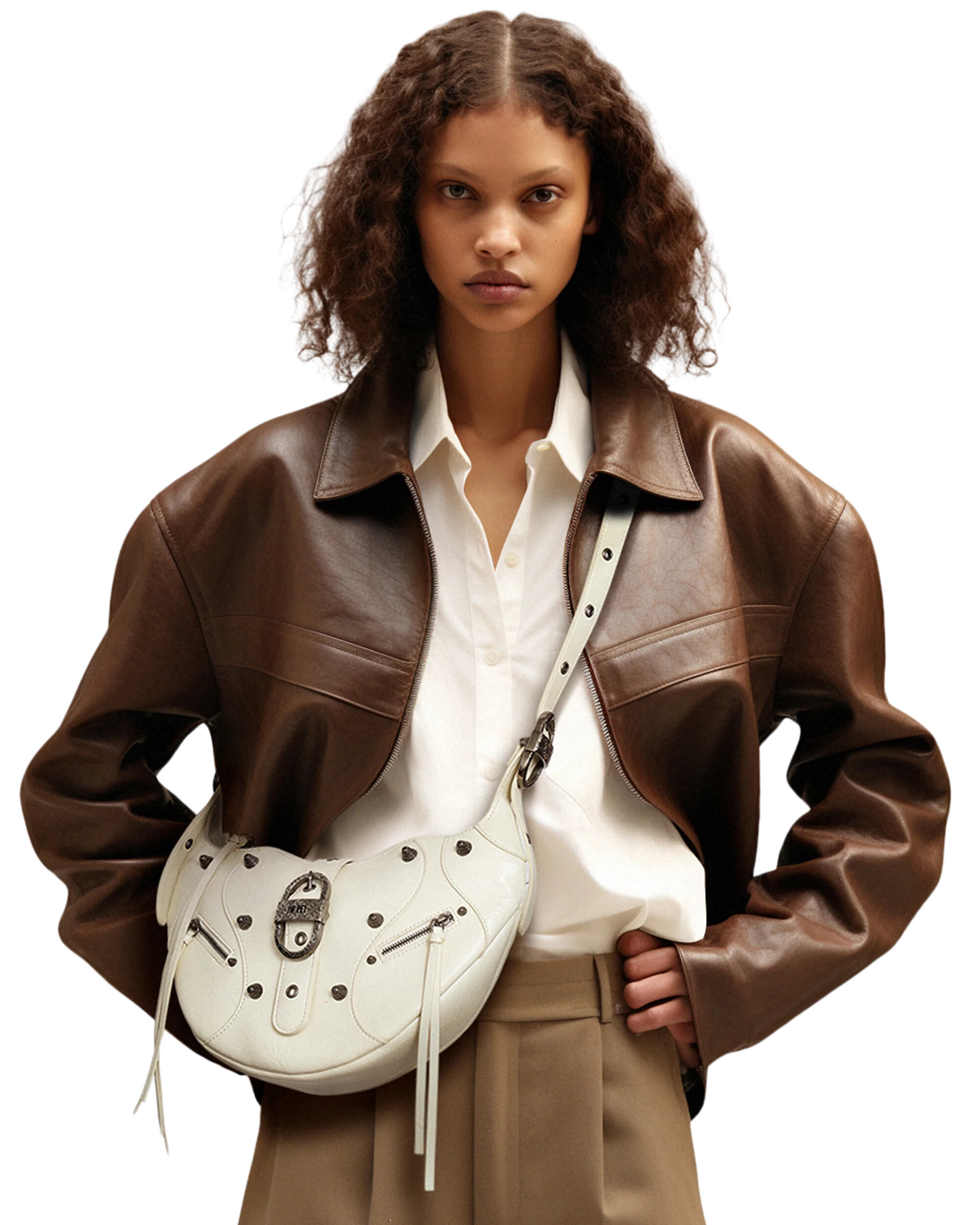 Tessa Shoulder Bag - White