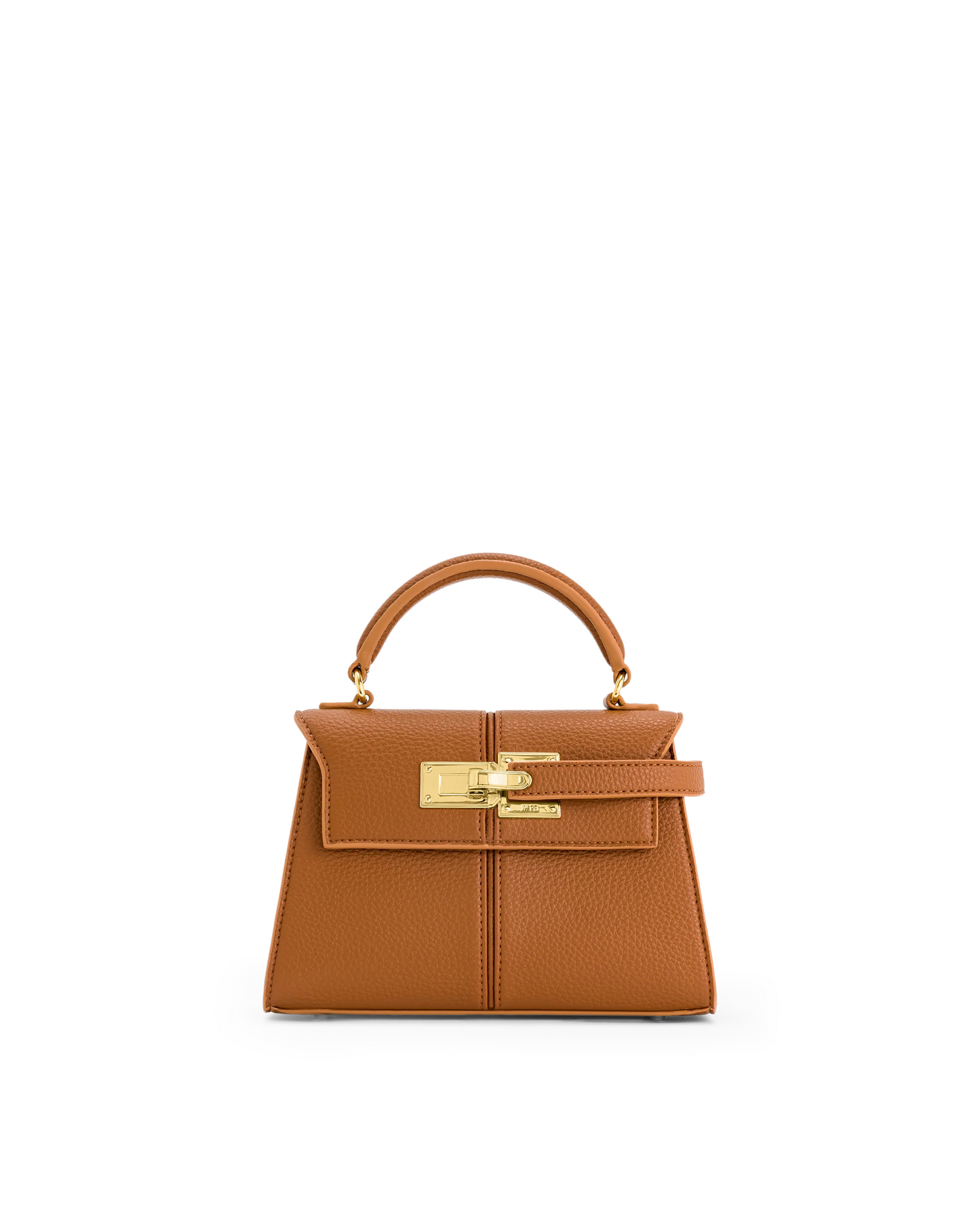 Elise Top Handle Bag - Brown