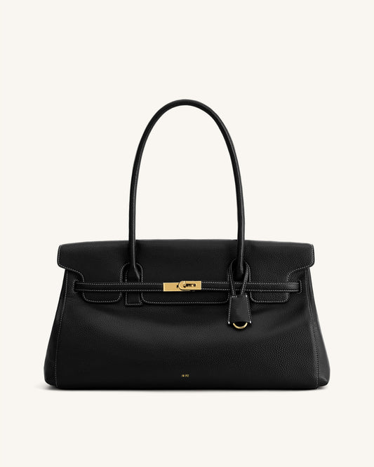 Yara Grand sac à bandoulière - Noir