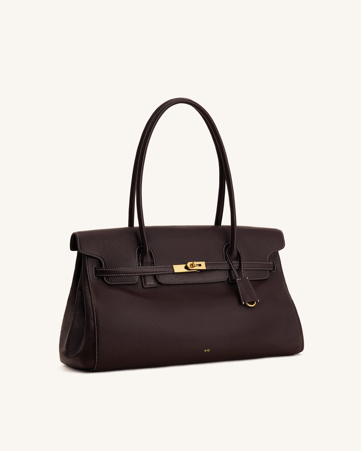 Yara Grand sac à bandoulière - Marron foncé