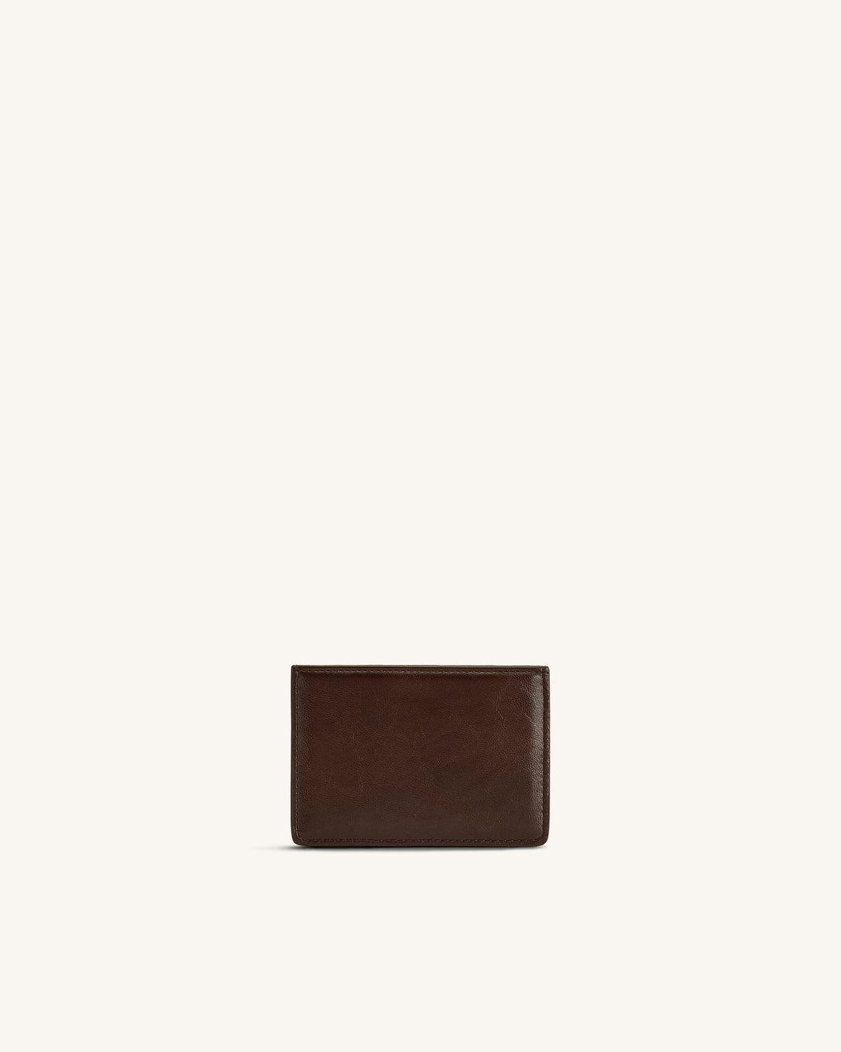 Maeve Porte-cartes avec emblème métallique Teckel - Chocolat