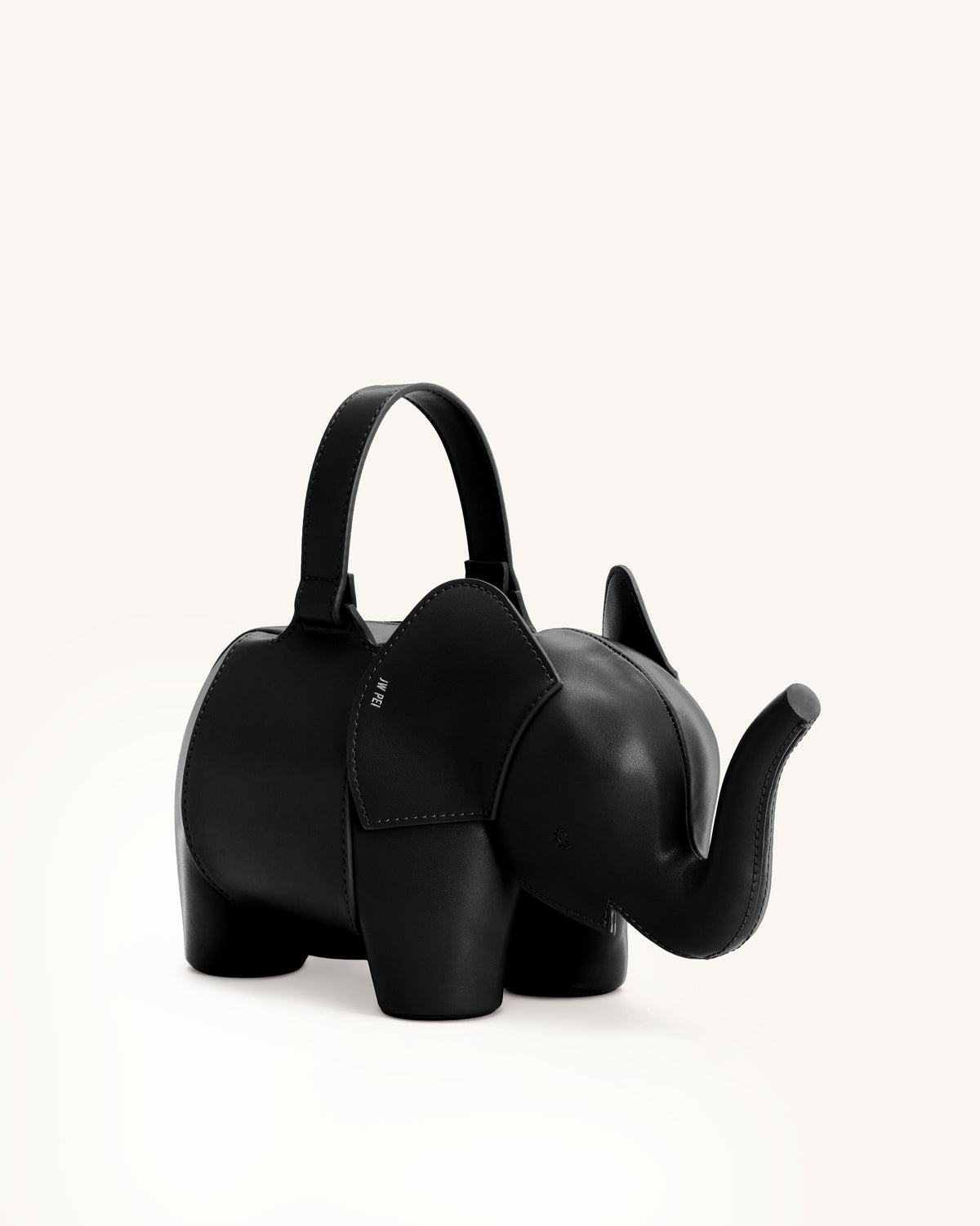 Claire Sac à main en forme d'éléphant - Noir