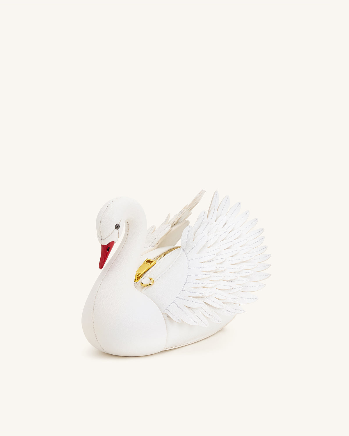 Alani Sac bandoulière en forme de cygne - Blanc