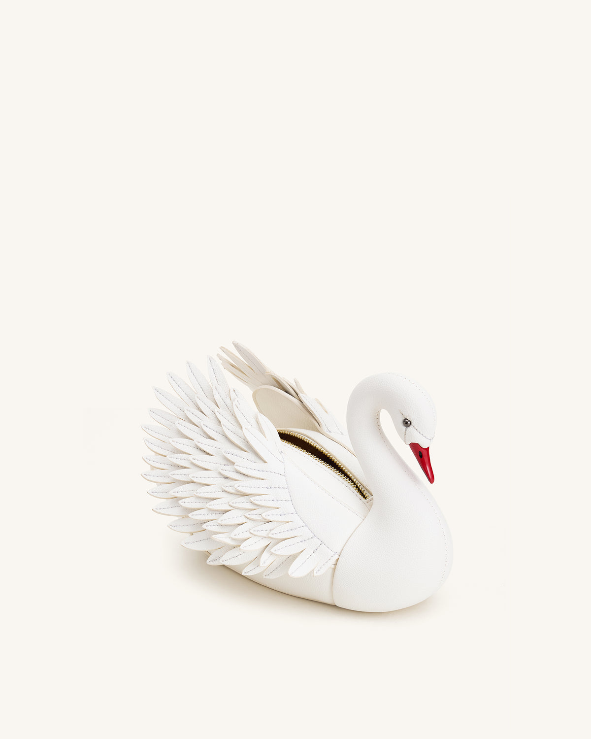 Alani Sac bandoulière en forme de cygne - Blanc