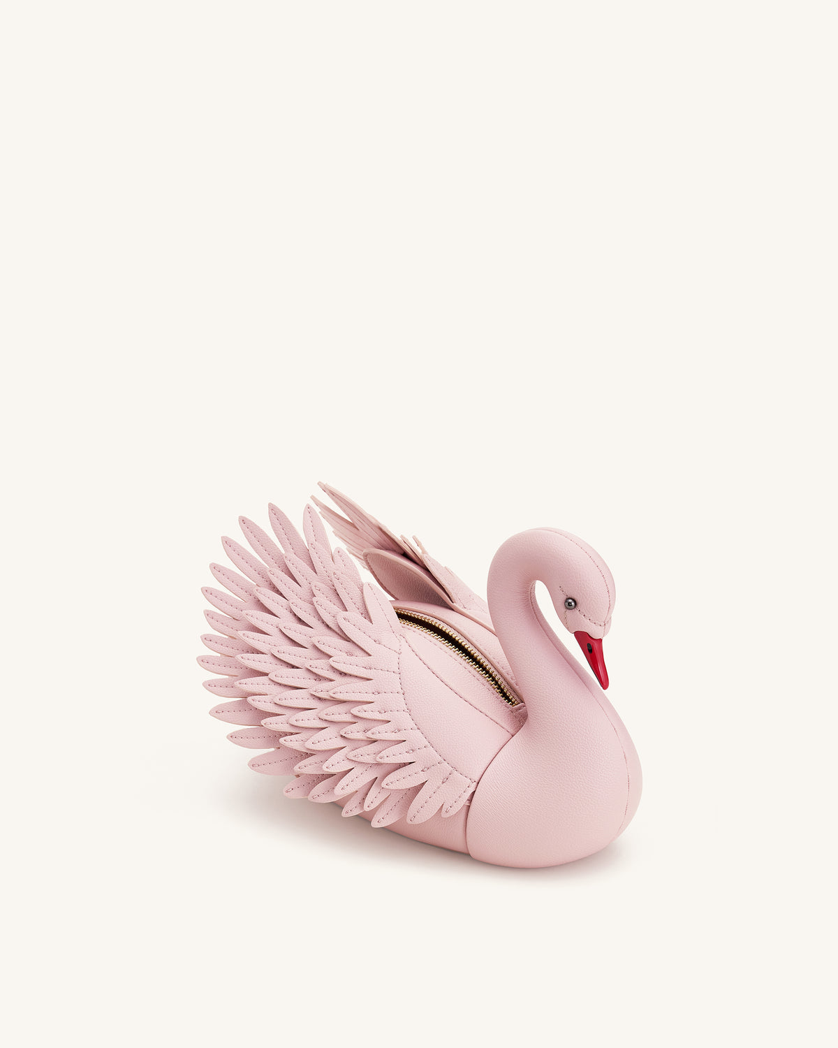 Alani Sac bandoulière en forme de cygne - Rose clair