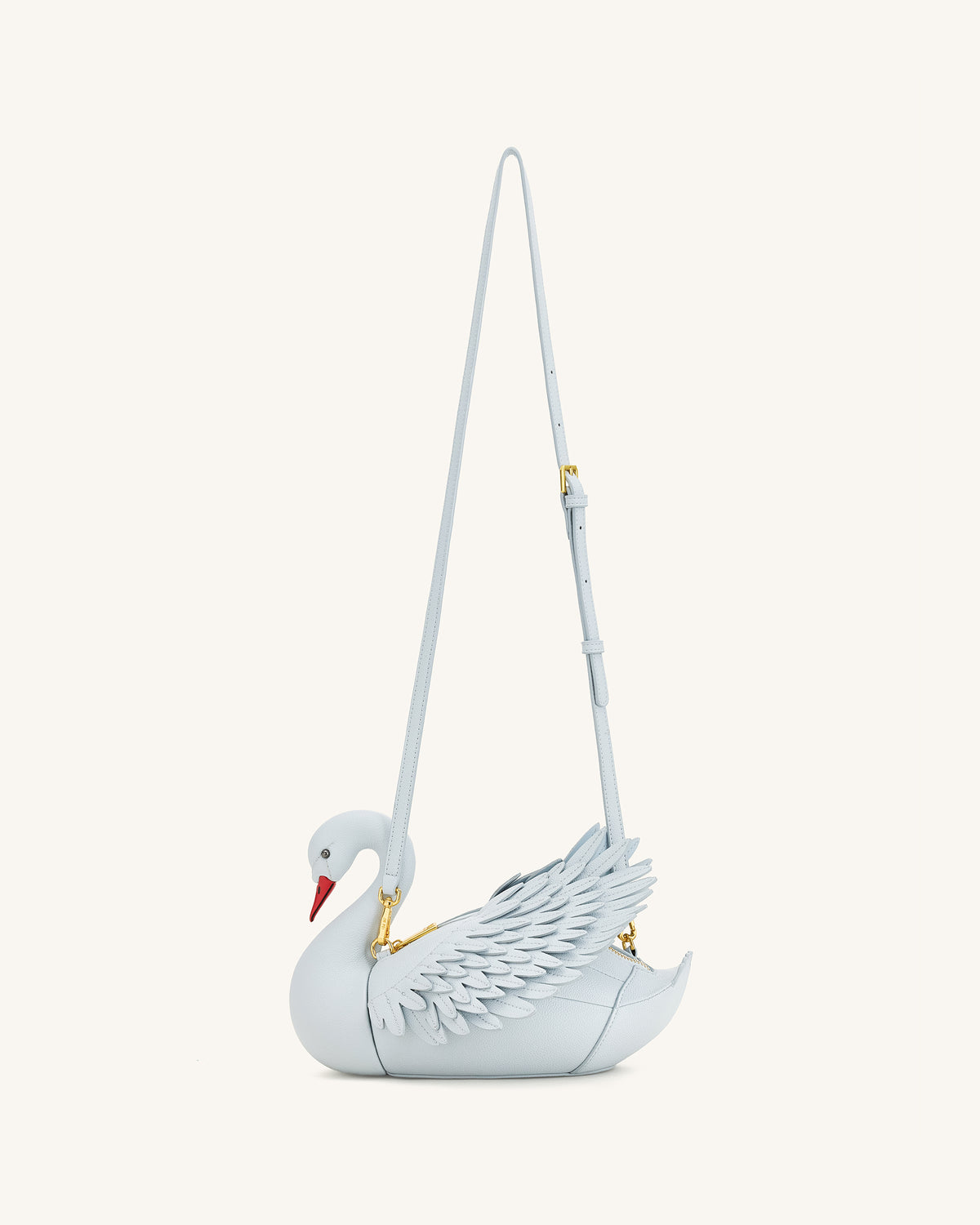 Alani Sac bandoulière en forme de cygne - Bleu clair