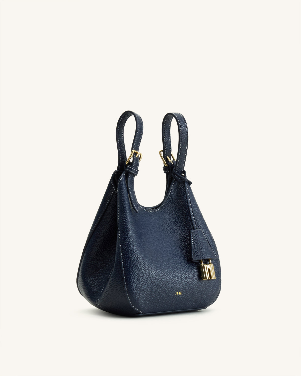Ines Sac cabas avec cadenas - Marine