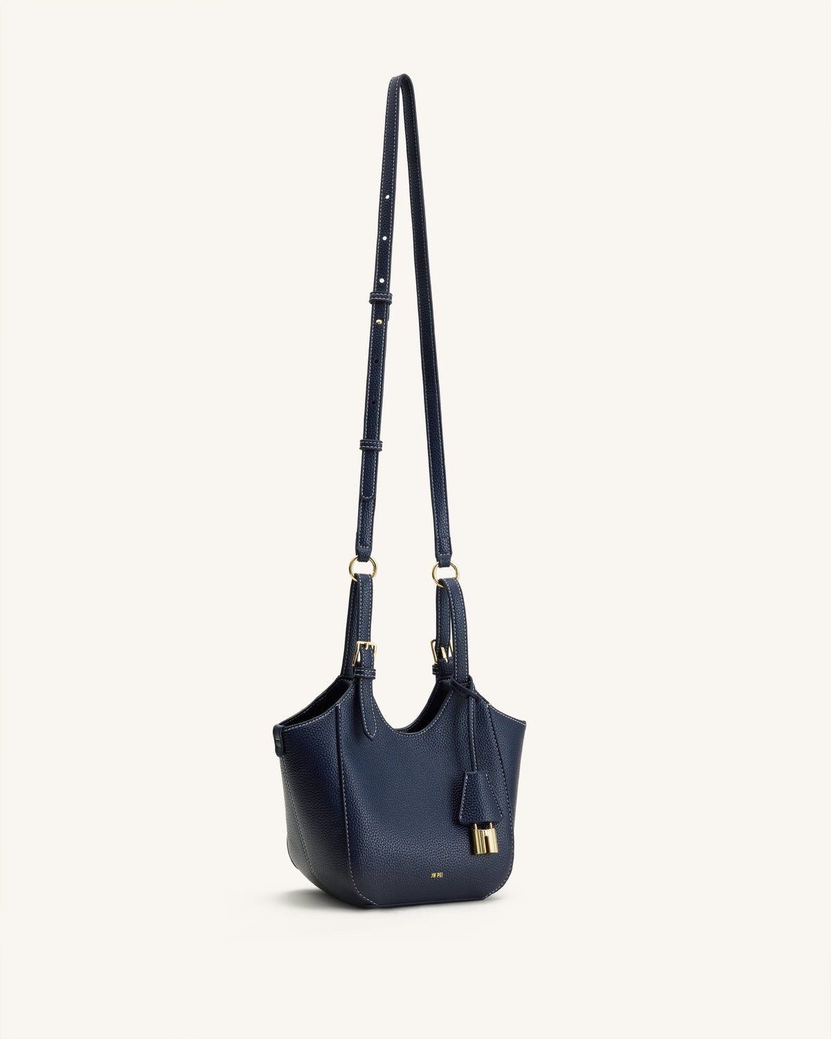 Ines Sac cabas avec cadenas - Marine