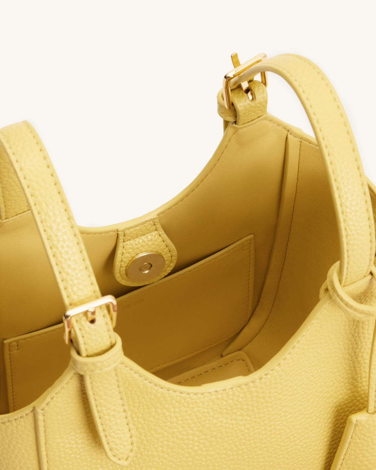 Ines Sac cabas avec cadenas - Jaune