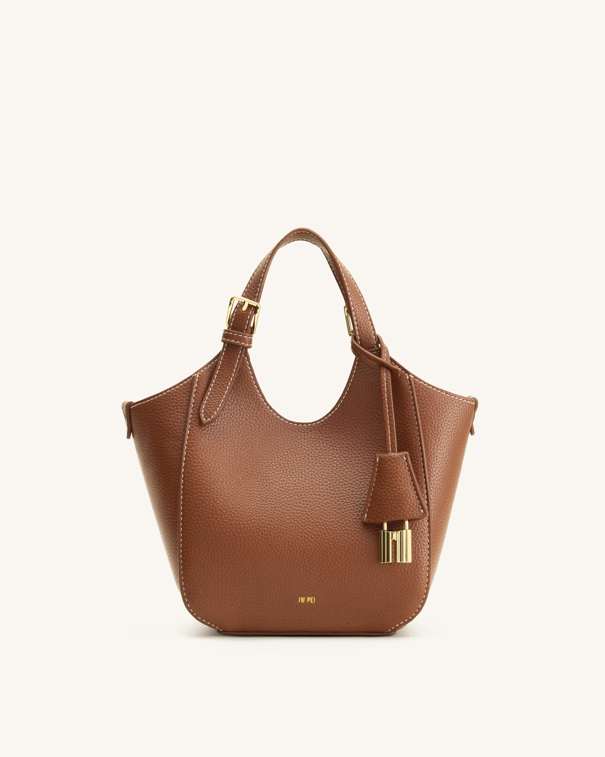 Ines Sac cabas avec cadenas - Marron chocolat