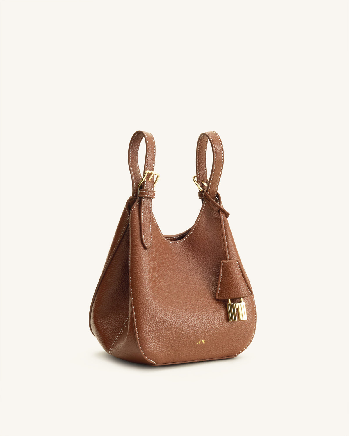 Ines Sac cabas avec cadenas - Marron chocolat