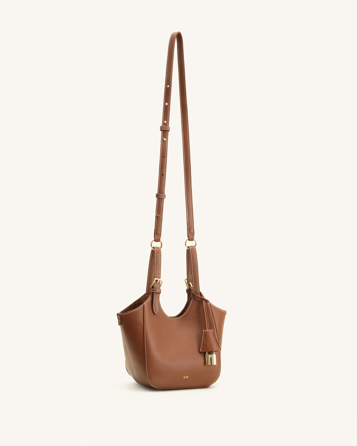 Ines Sac cabas avec cadenas - Marron chocolat
