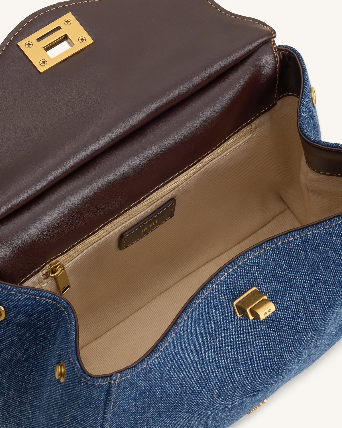 Lucia Sac à Main Classique - Denim Bleu