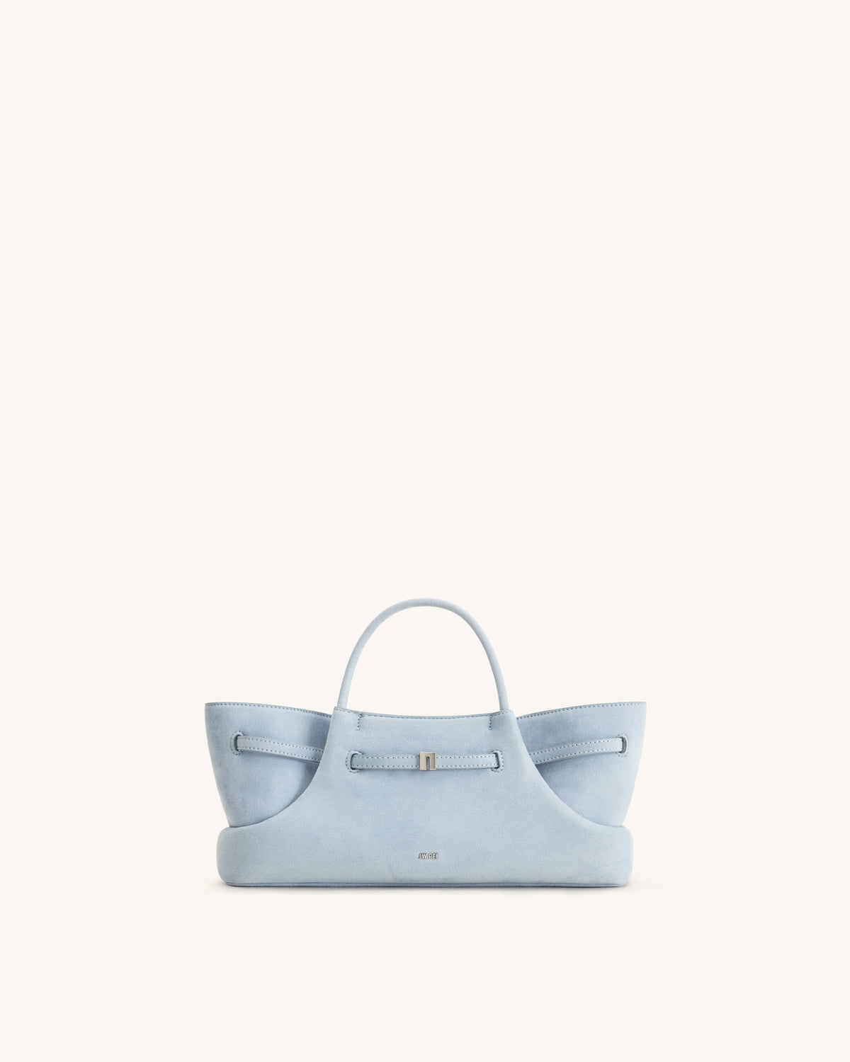 Maeve Sac cabas en suédine avec breloque teckel en métal - Bleu