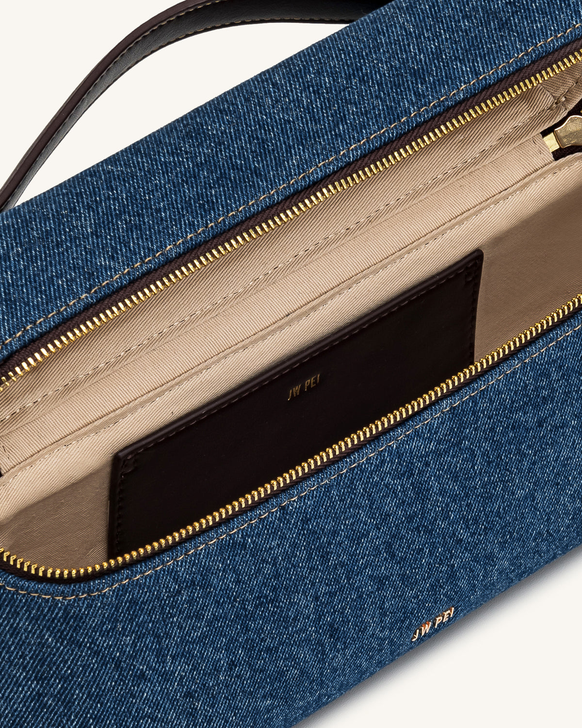 Thea Sac à main à poignée supérieure - Denim bleu
