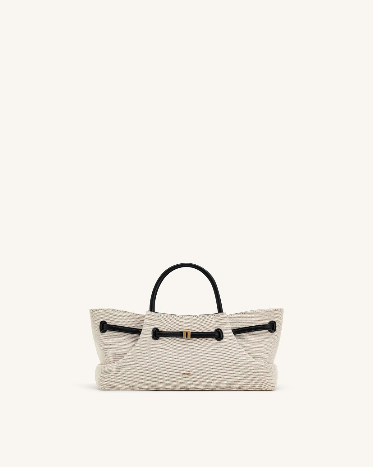 Maeve Sac fourre-tout avec breloque en métal teckel - Toile noire