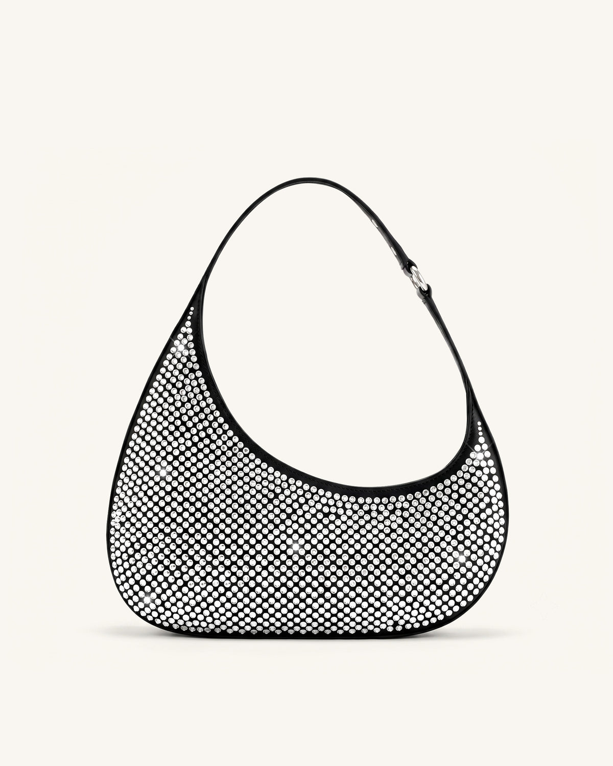Harlee Sac bandoulière en cristal artificiel - Noir