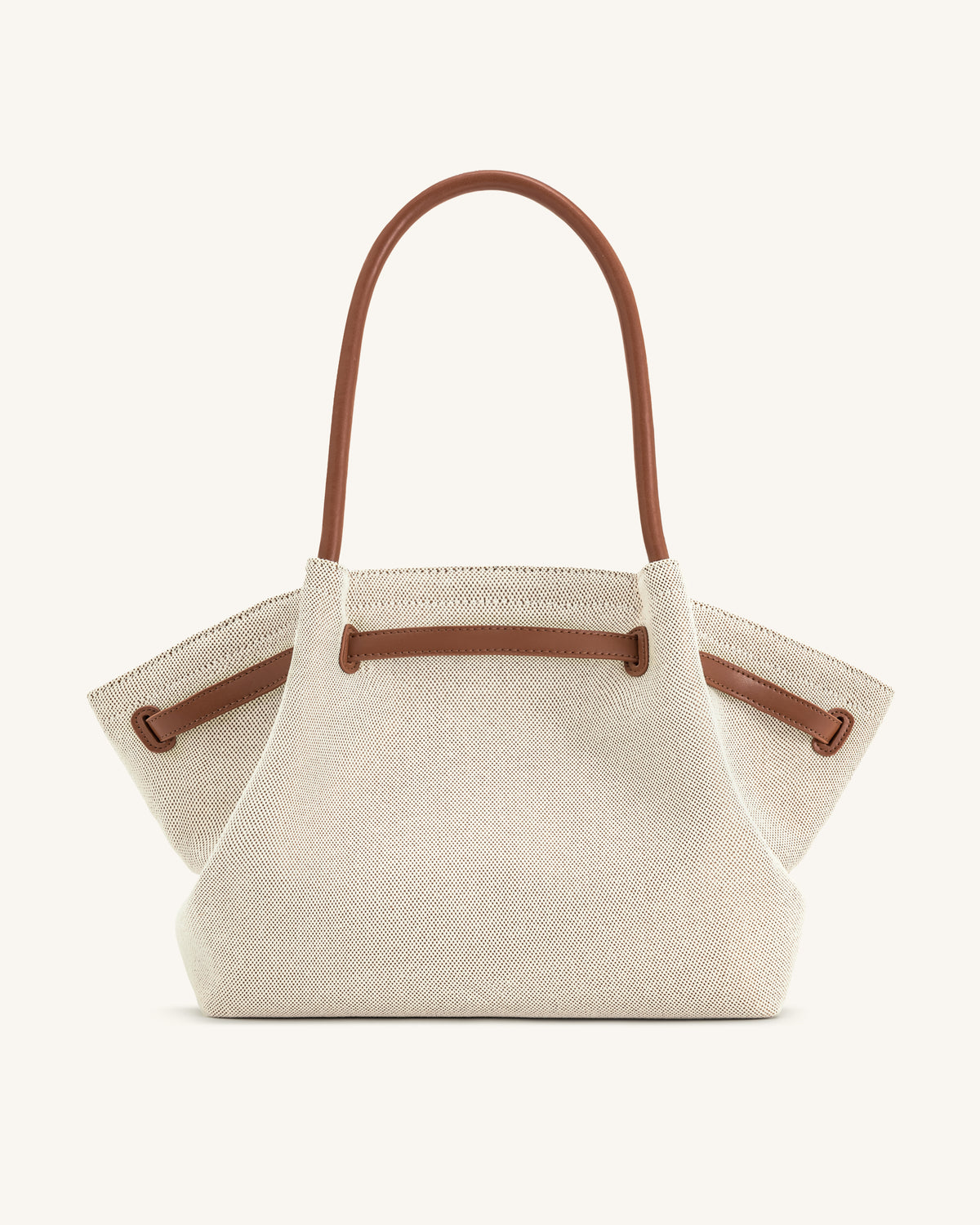 Hana Grand Sac Cabas - Toile Marron