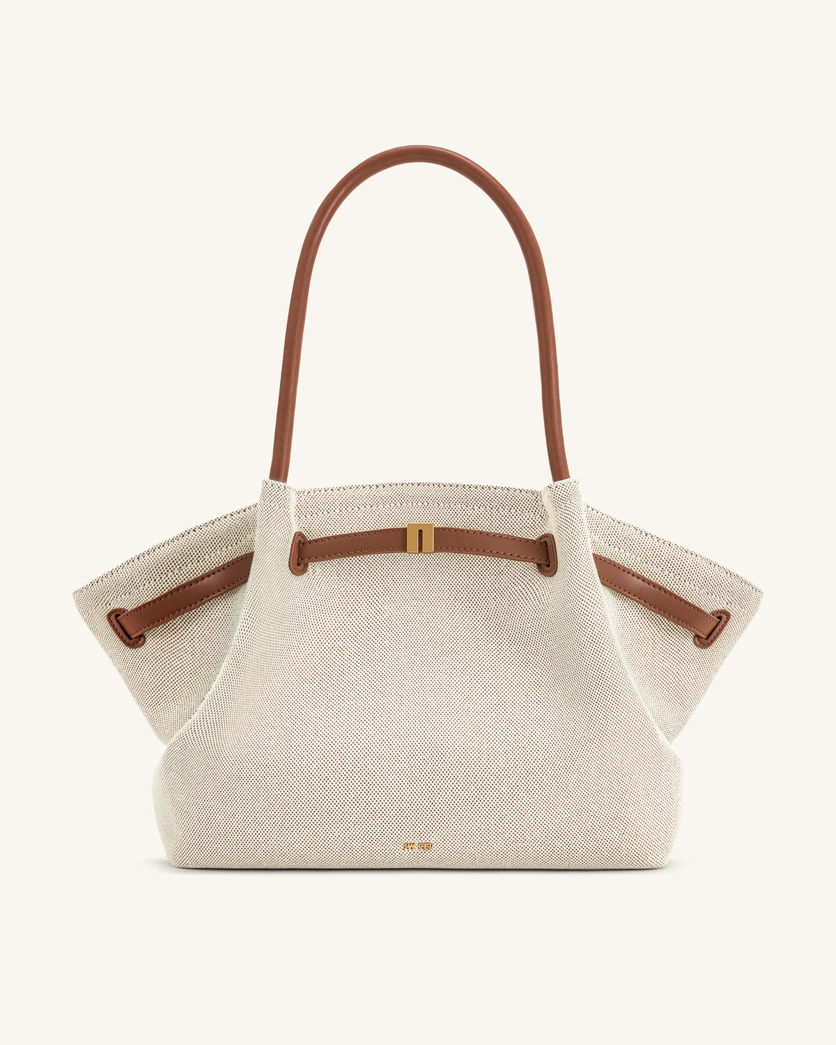 Hana Grand Sac Cabas - Toile Marron