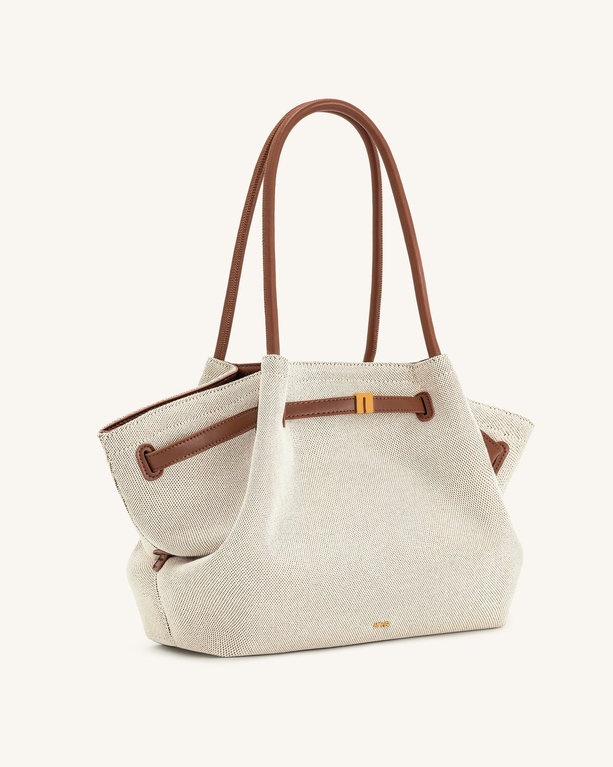 Hana Grand Sac Cabas - Toile Marron