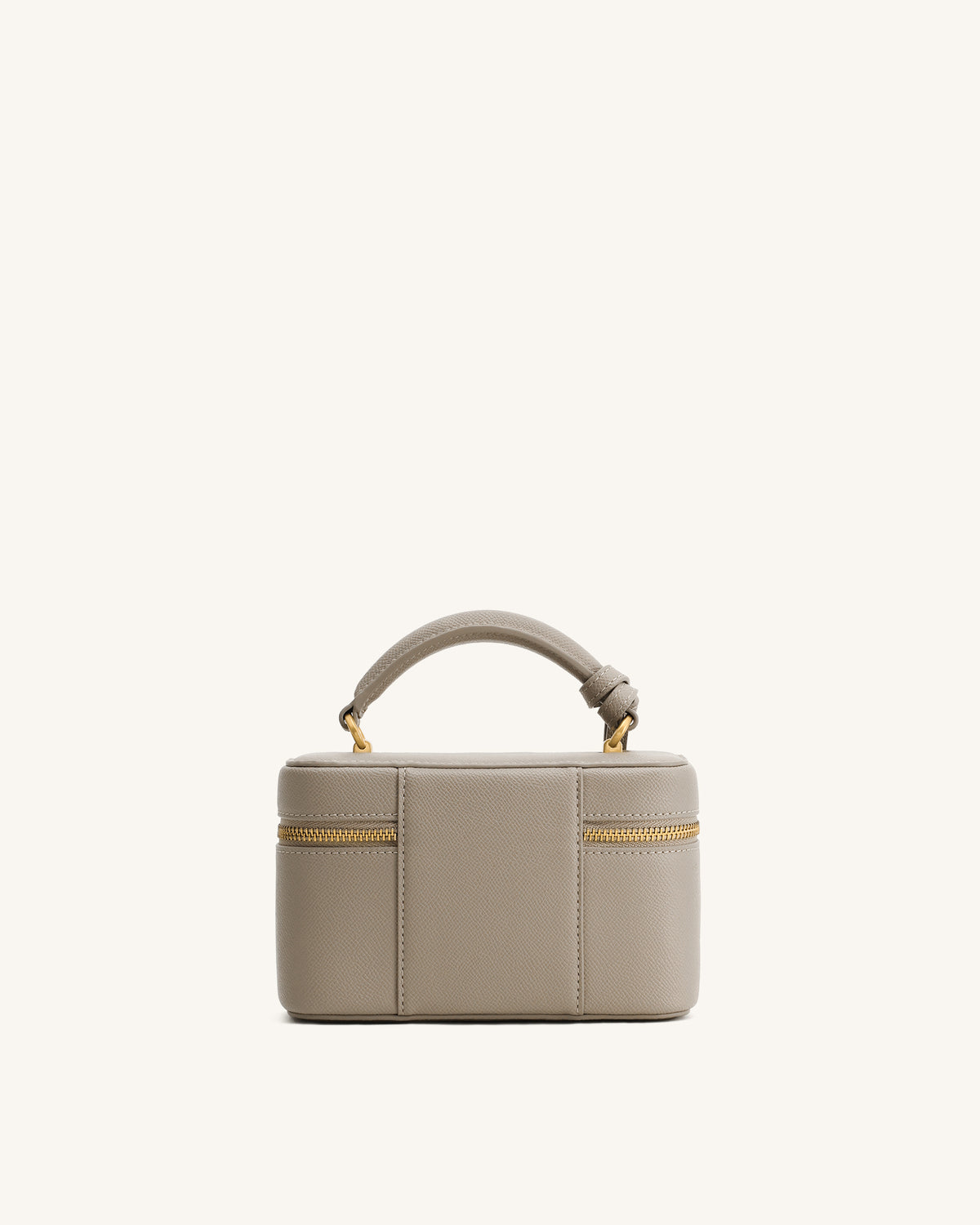 Sac à main avec anse supérieure en forme de boîte Cleo - Taupe