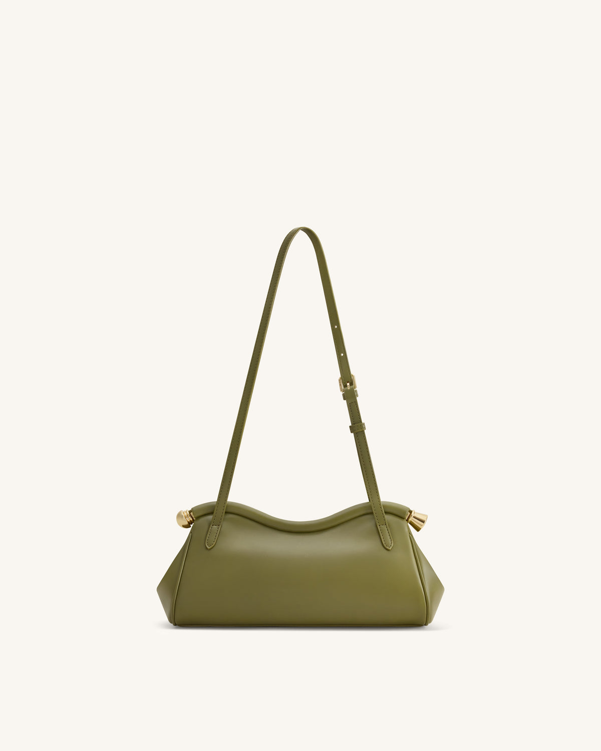 Naomi Sac à Bandoulière Incurvé - Vert Olive