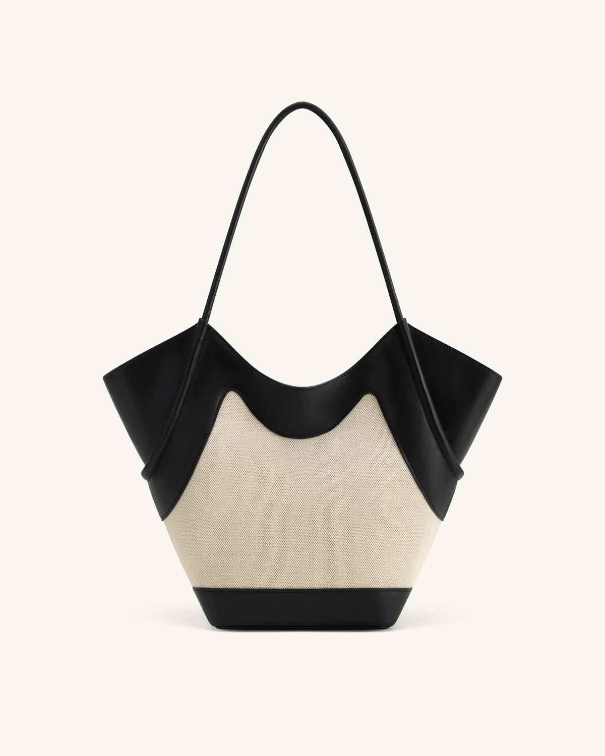 Sac fourre-tout à panneaux Maribel - Toile noire