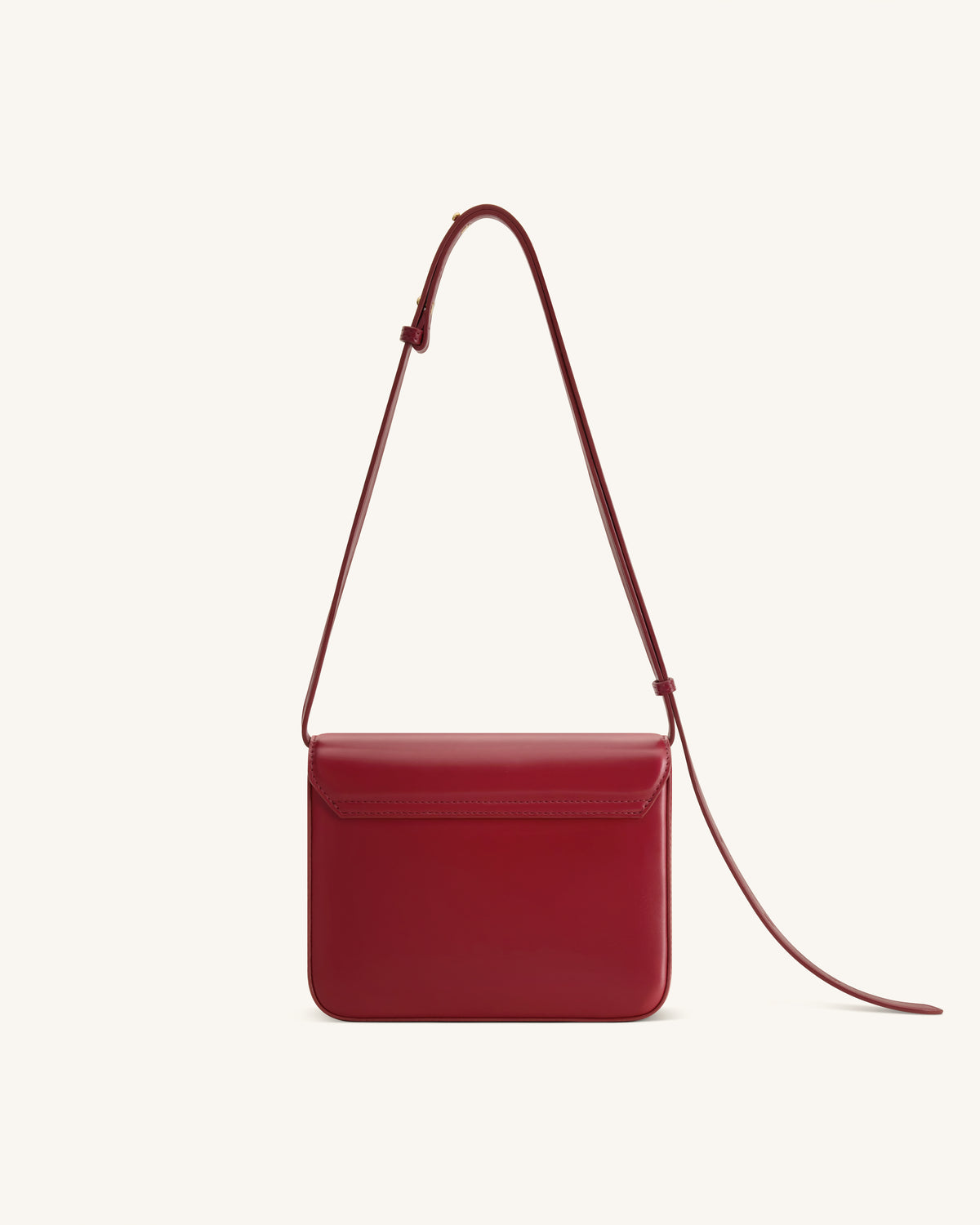 Evania Sac porté épaule à fermoir - Rouge
