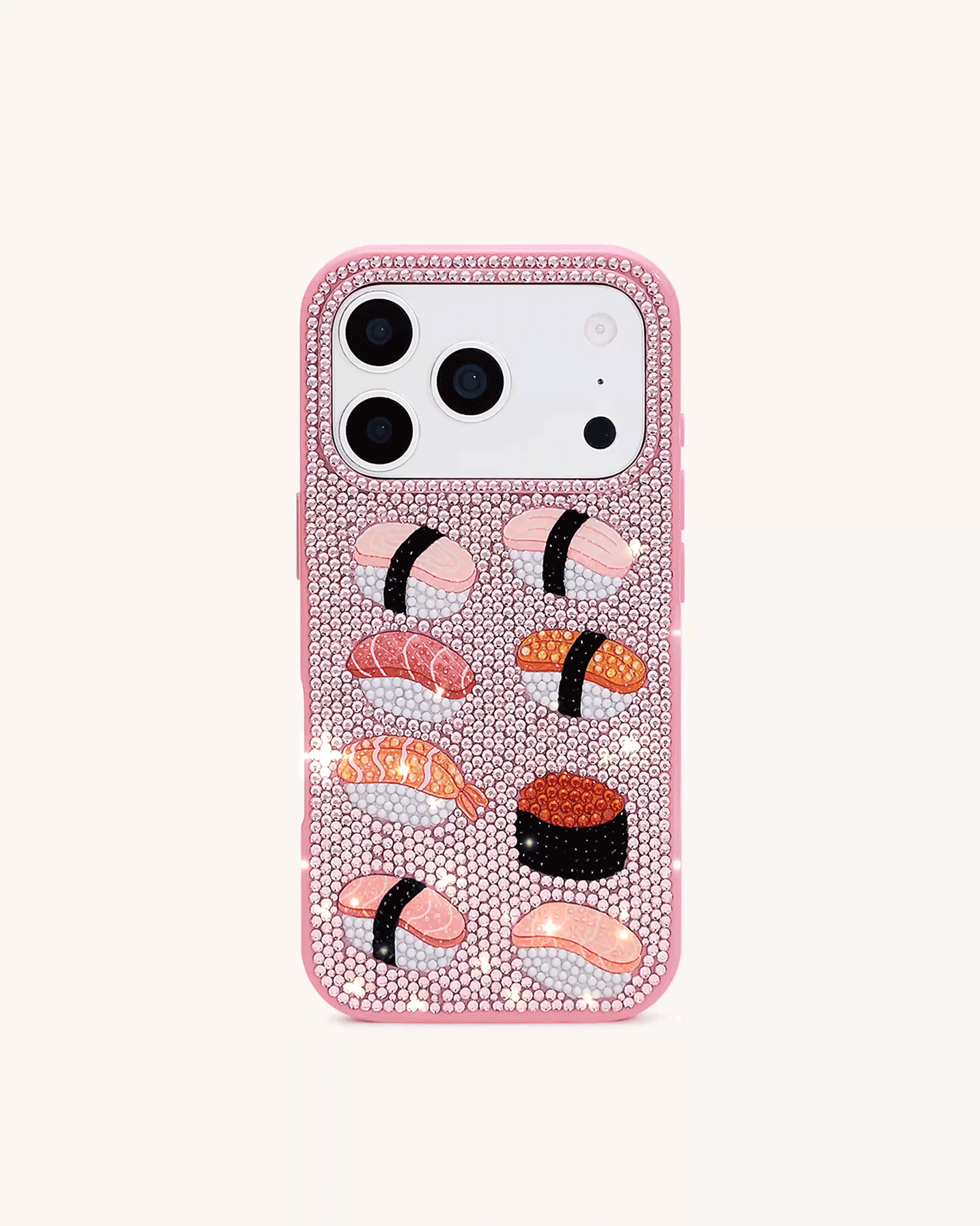 Banana Rhinestone Case – Pink