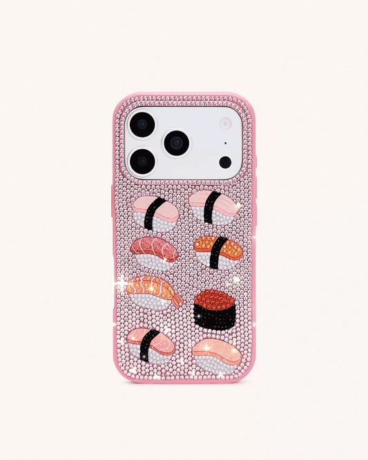 Banana Rhinestone Case – Pink